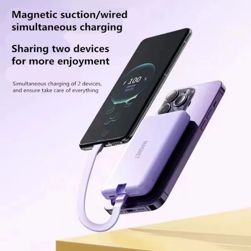 10000 Portable Magnetic Wireless Multidirection Fast Charger With