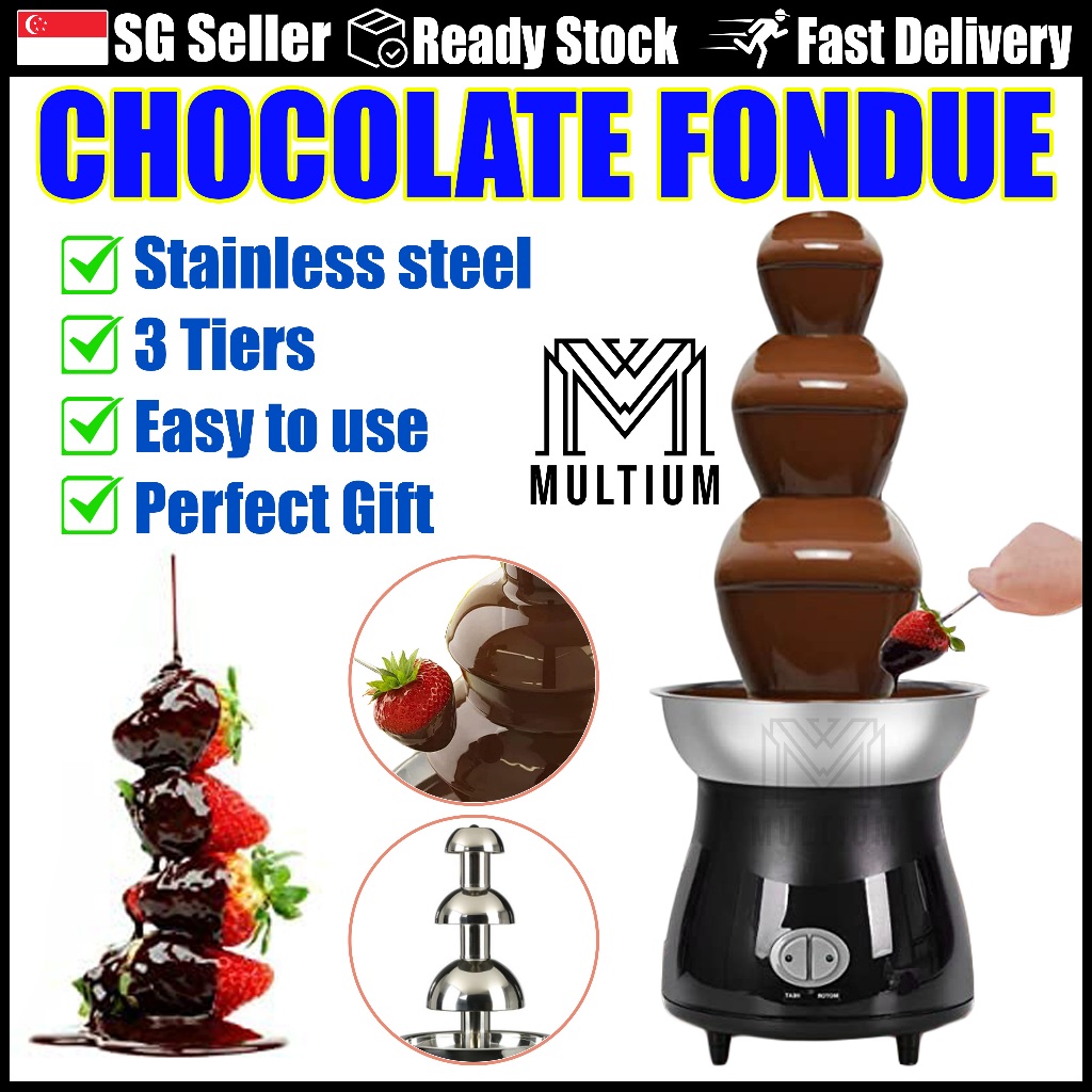Commecial Chocolate Fountain, 4 Layes Chocolate Fondue