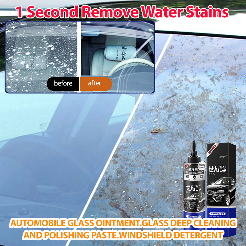 Japan NO.1 Glass Cleaner Water Spot Remover Windscreen Cleaner Window Cleaner Car Glass Oil Film Remover Cleaner