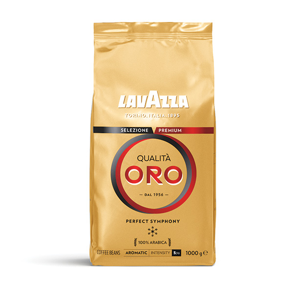 Lavazza Coffee Beans Qualita Oro Bag Arabica 1kg