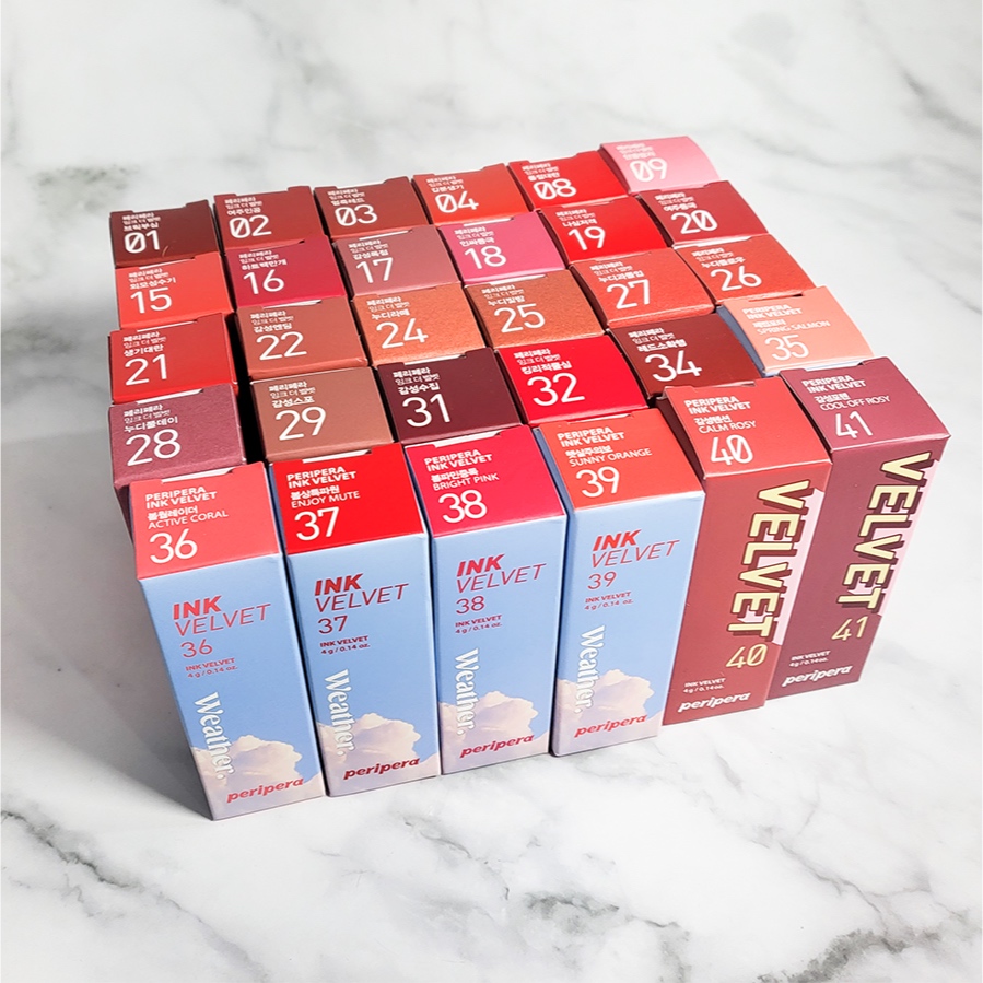 peripera ink the velvet 4g #1 ~ #46(new)