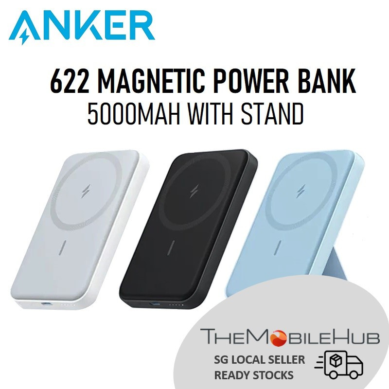 Anker 622 5000Mah Maggo Magnetic Wireless Charging Power Bank Battery