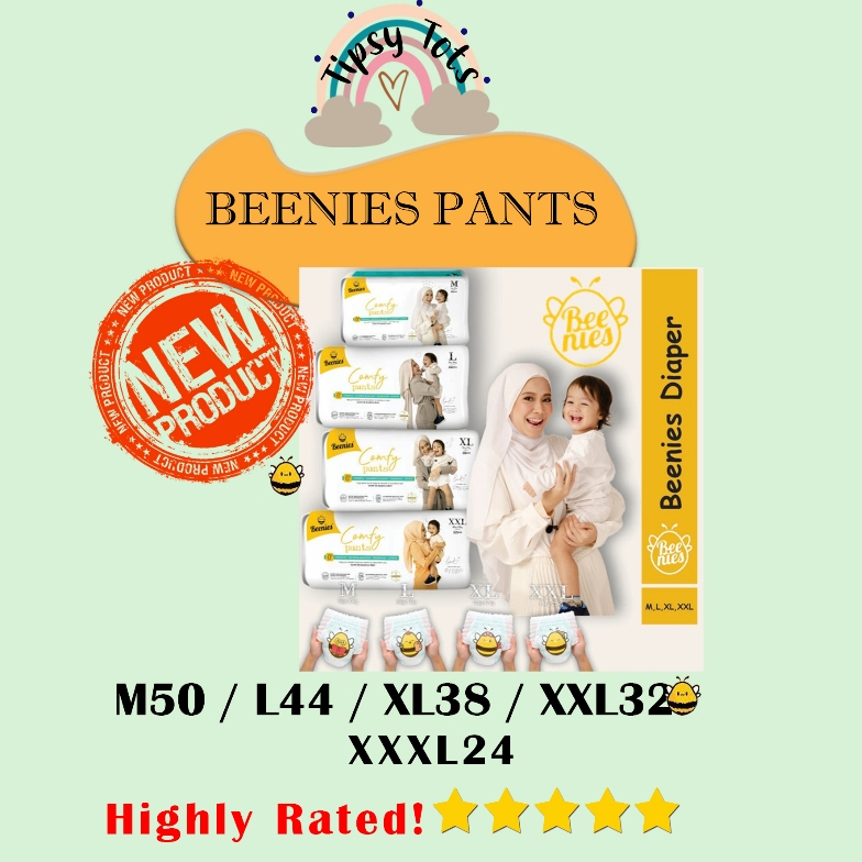 Beenies Comfy Pants JUMBO PACK - M50/L44/XL38/XXL32/XXXL24