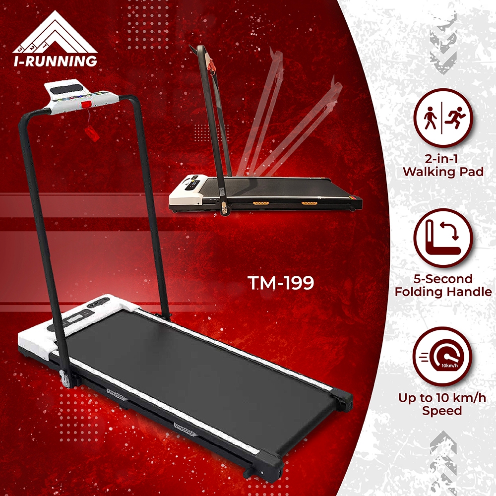 IRunning I-WALK PRO TM-199 TM289 TM299 Treadmill ★ 1-10km/h ★ WalkingPad ★ Jogging ★ Running