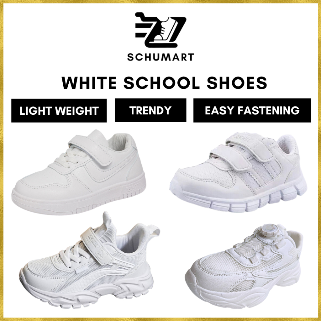 Light Weight Boy Shoes For Kids Girl Sneakers Velcro for School shoes and kids shoes [BY SCHUMART]