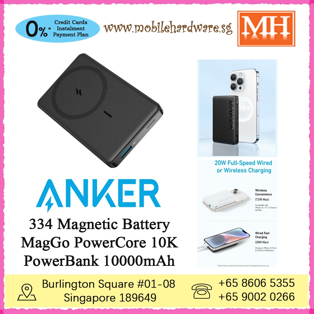 Anker 334 Magnetic Battery  Powercore 10K Series 3 Powerbank 10000Mah