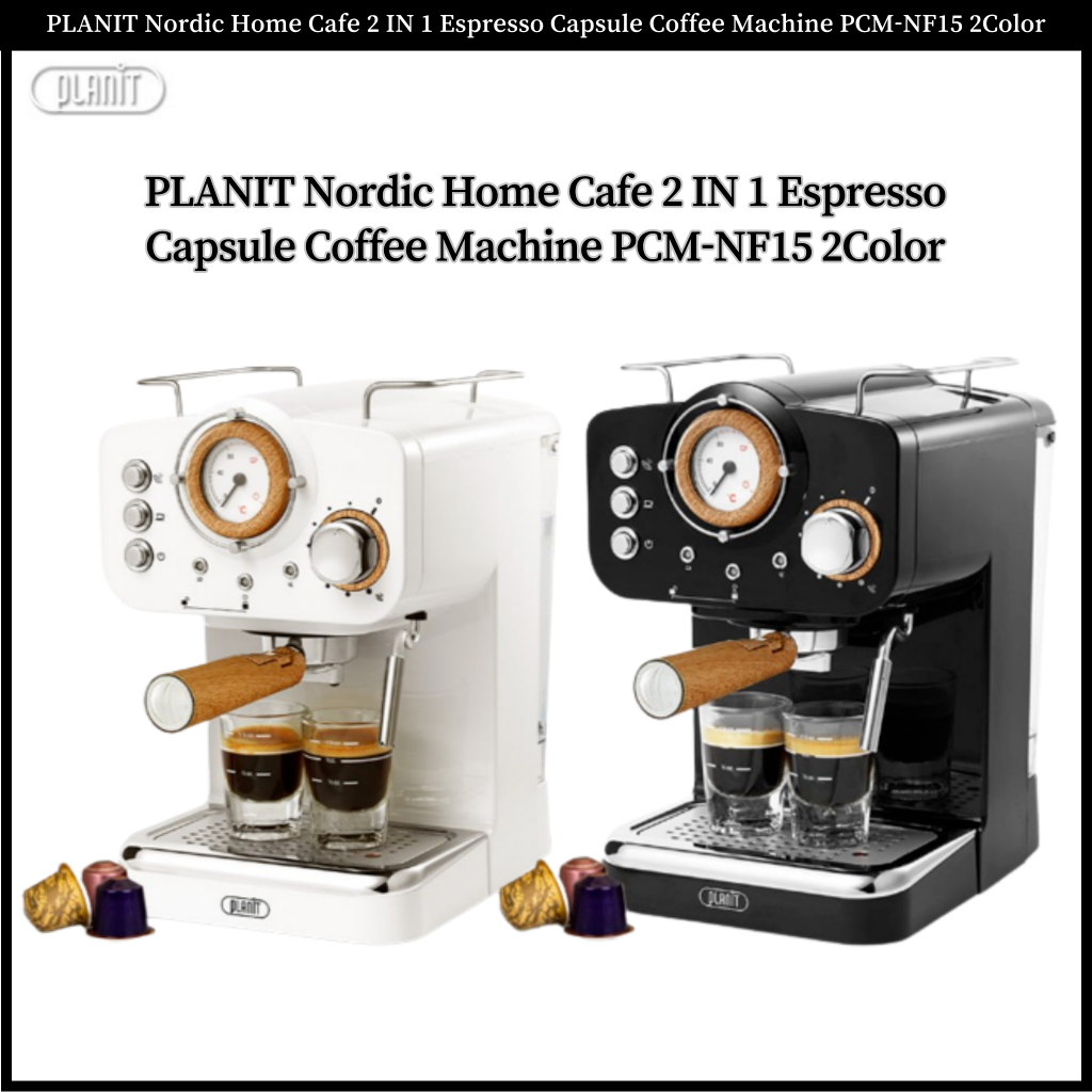 Coffee Capsule Planit Home Espresso Maker Grey And Orange
