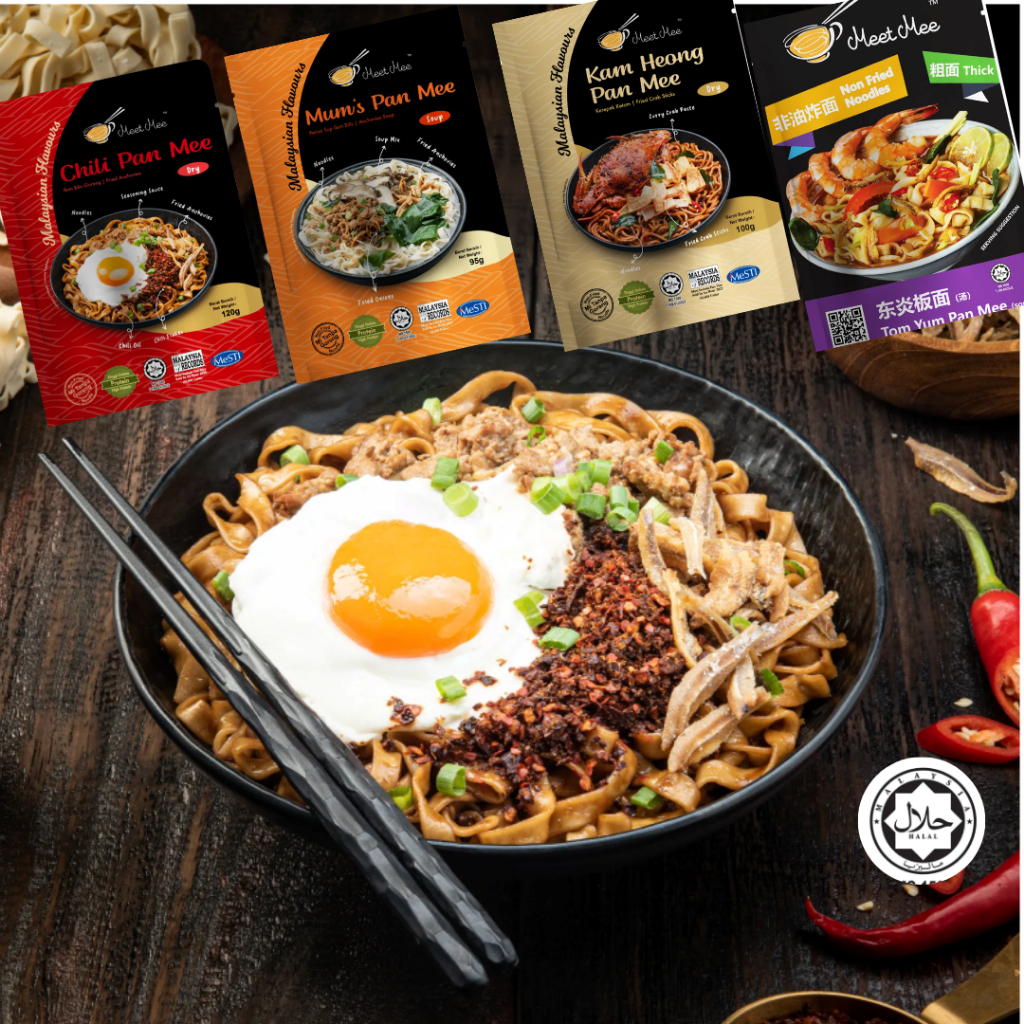 Meet Mee Instant Pan Mian. Famous Instant Noodle. 5 flavors. SG Ready Stock