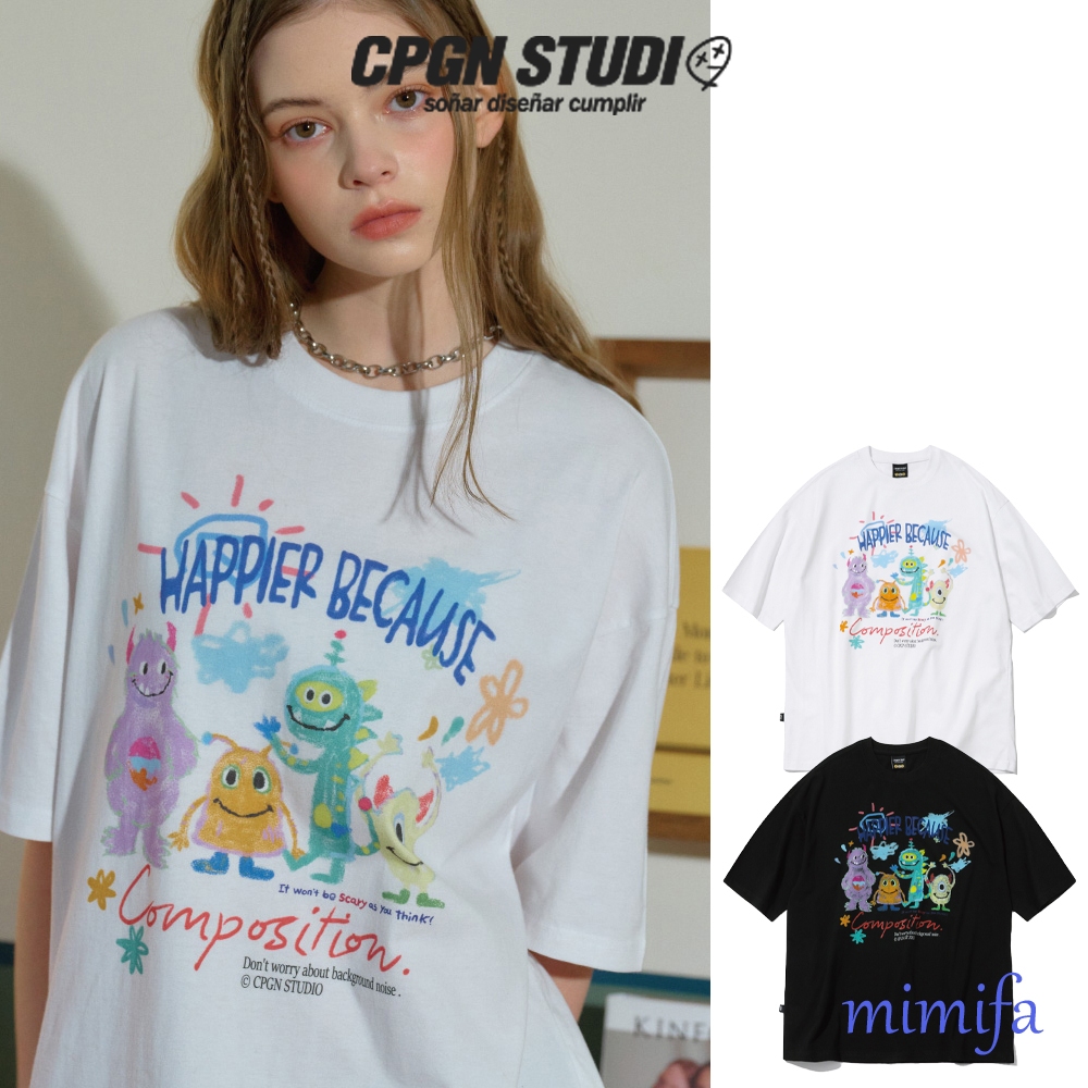 CPGN STUDIOのCute Chunsik Embroidered Short Sleeve T-shirt Buy cpgn studio Products At Sale Prices Online - June 2025