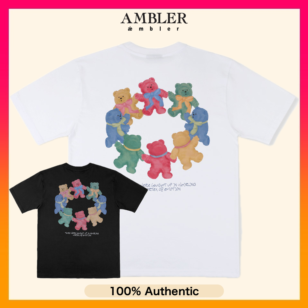 【AMBLER】 Hysteria bear embroidered short-sleeved T-shirt MUSINSA | AMBLER Hysteria bear embroidered short sleeve t