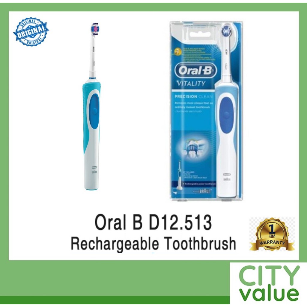 Oral B Toothbrush Rechargeable. D12.513. Available in Frozen, Cross Action, 2D Cross Action, Precision Clean, Ultra Thin