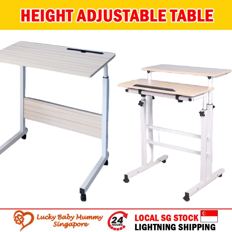 【Type B】Movable Computer Laptop Table/PC Desk