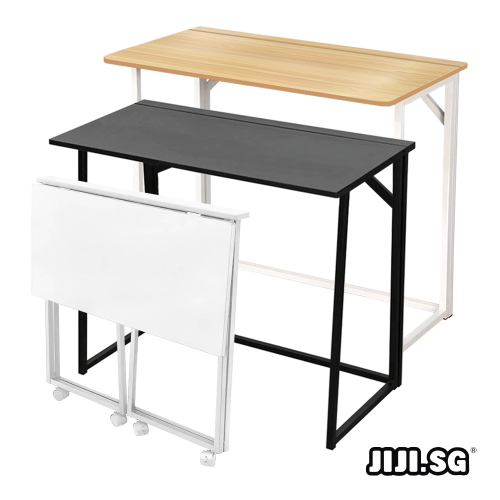 (JIJI SG) Minimalist Full Foldable Table / Folding Table / Computer Table