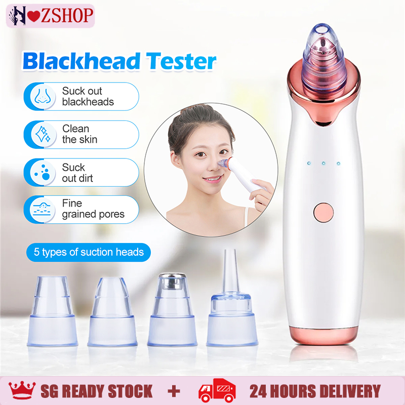 Facial Blackhead Remover Electric Pore Cleaner Face Deep Nose Cleaner T Zone Pore Acne Pimple Removal Vacuum Suction
