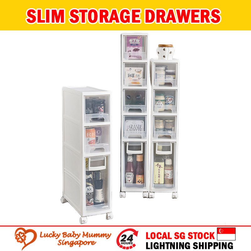 Movable Slim Drawer Rack/storage box