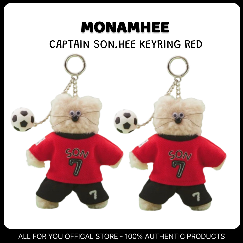 【Monamhee x NOS7】 正規品★ Captain SON.hee Keyring Red Monamhee □ M.N.H x NOS7 Captain SON.hee Keyring Red