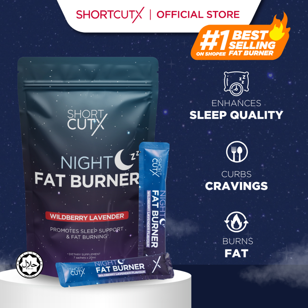 Night Fat Burner Juice - Wildberry Lavender | Sleep Support & Weight Loss supplement | Fast results