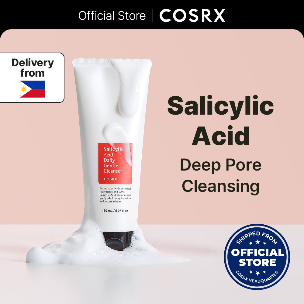 [COSRX OFFICIAL] Salicylic Acid Daily Gentle Cleanser, Salicylic Acid 0.5%, Facial Wash, Tea Tree Le