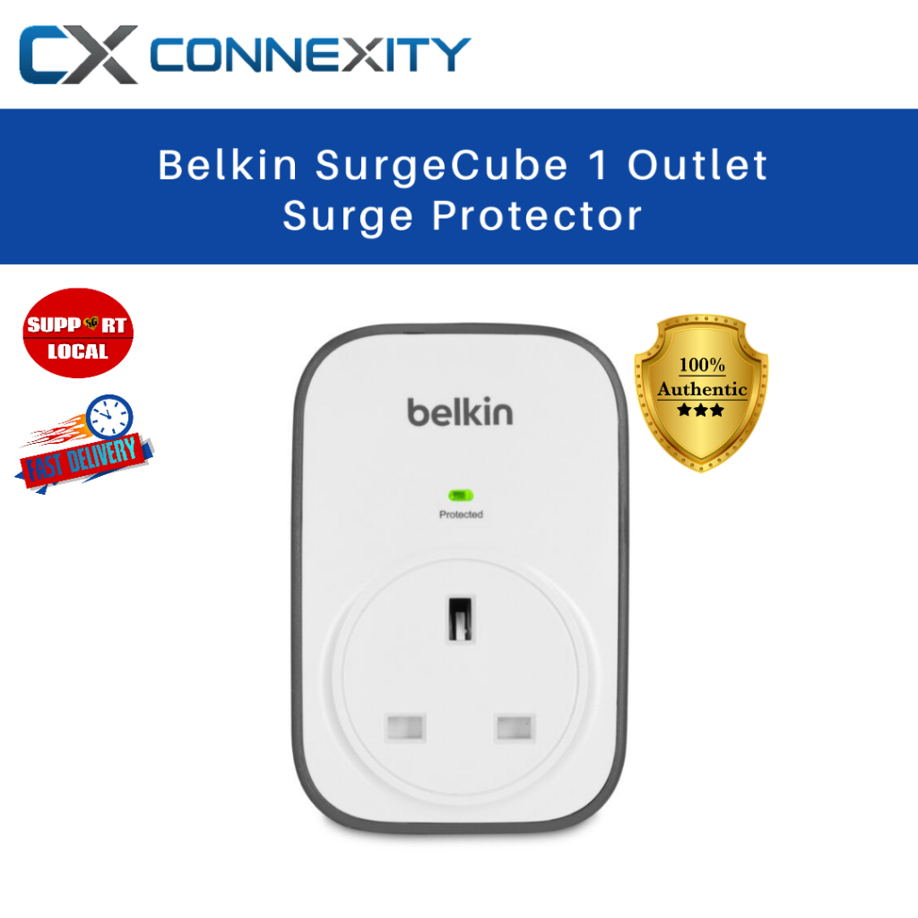 Belkin SurgeCube 1 Outlet Surge Protector Home Adapter BSV102AF Belkin Adapter Surge Protector Home Plug Belkin Surge