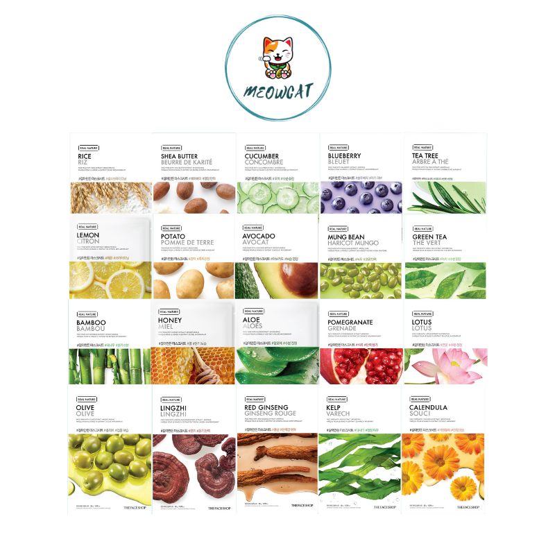 [SG] [30PCS FREE 1PC] TheFaceShop Real Nature Face Mask - MeowCat