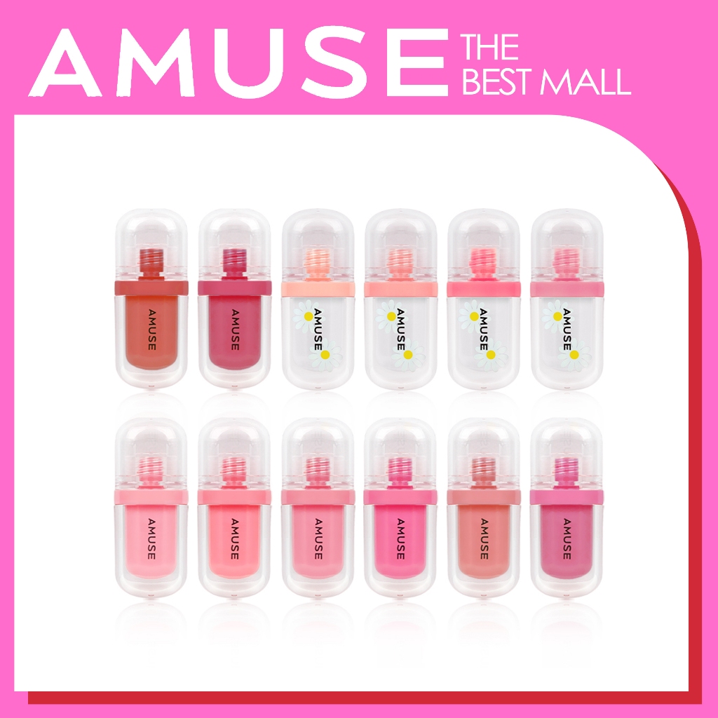 [AMUSE] Jel-Fit Tint 3.8g Glossy Lip Tint Long Lasting Hydrating Korean Makeup