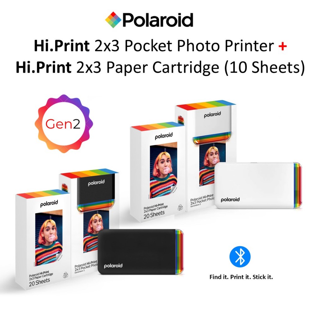 Polaroid Hi Print Paper Polaroid Hi-Print Sticky-Back Photo Paper
