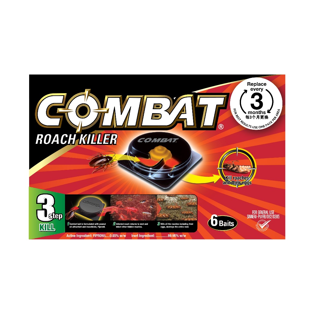 Combat Roach Killer Bait Stations (6s)