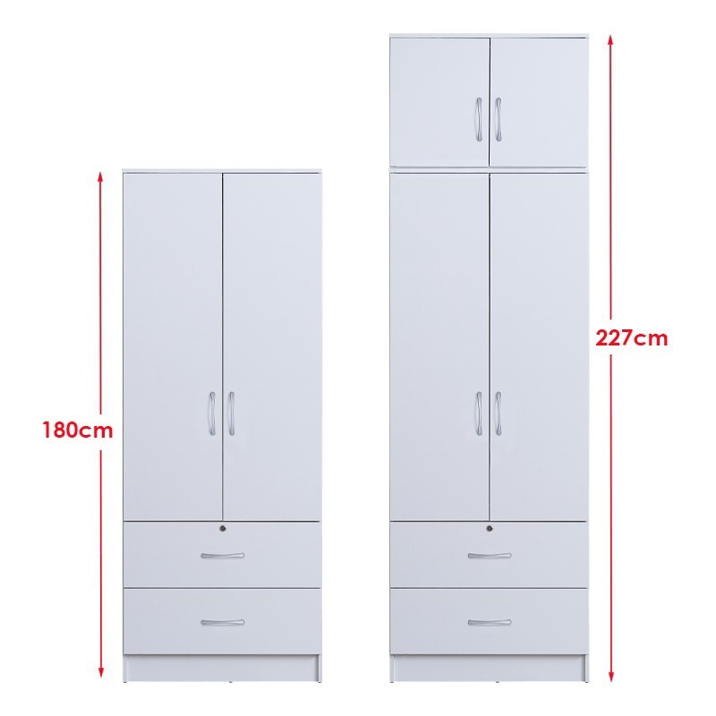 **Charlton 2-Door Wardrobe
