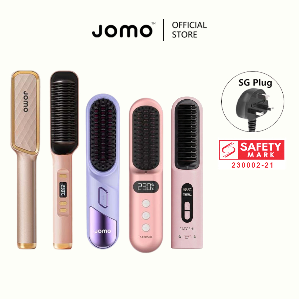 ✅2026 Upgraded✅Premium Quality Hair Straightener Comb Wireless Negative Ion Gift 直发梳