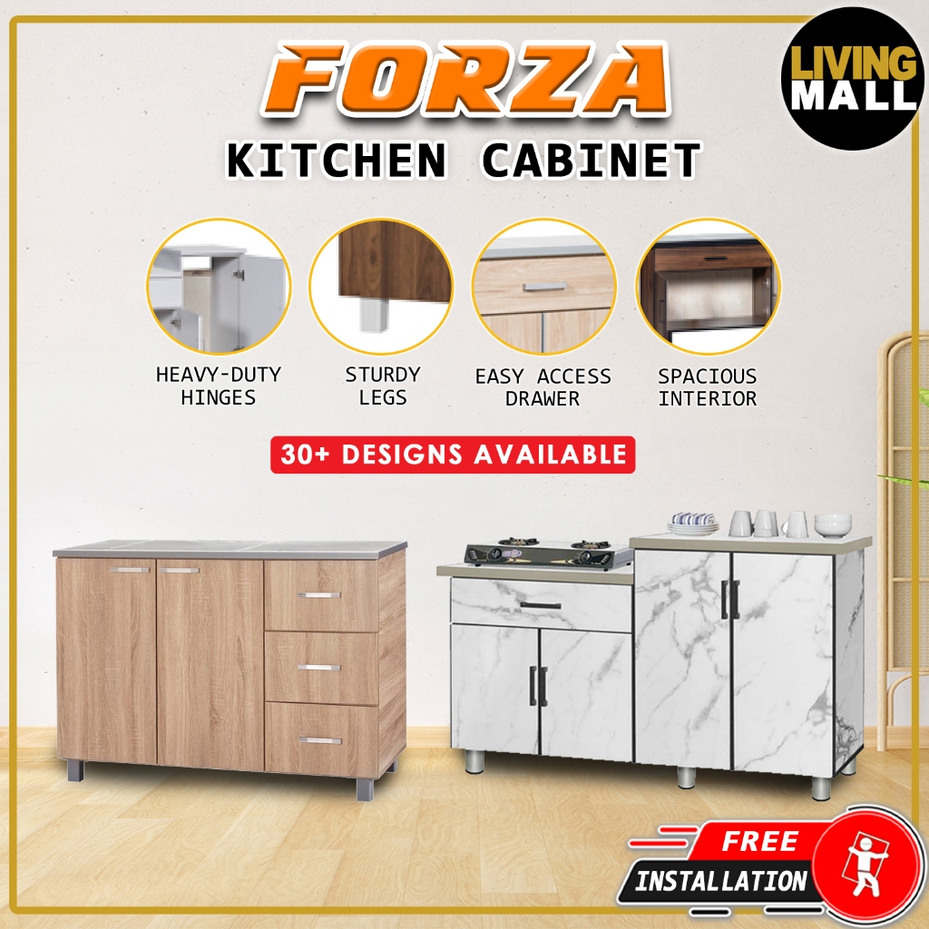 Living Mall Forza Low Kitchen Cabinet In 30 Designs
