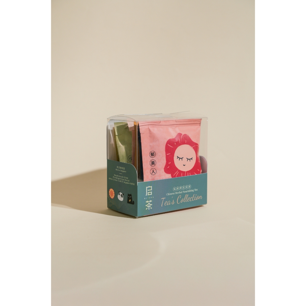 Qi-cha Signature Collection Experience Pack 启茶养生日常茶集 | Herbal Wellness Tea Gift | TCM-Inspired Caffeine-Free Tea | Sleep