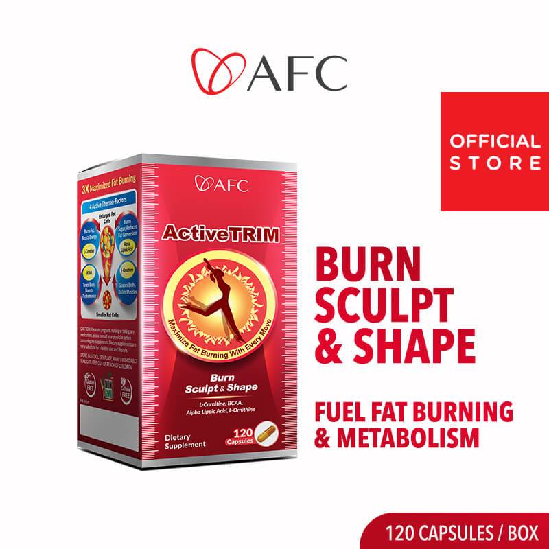 AFC ActiveTRIM Slimming + Fat Burner for Weight Loss. Reduces Calories and Increases Metabolism Naturally