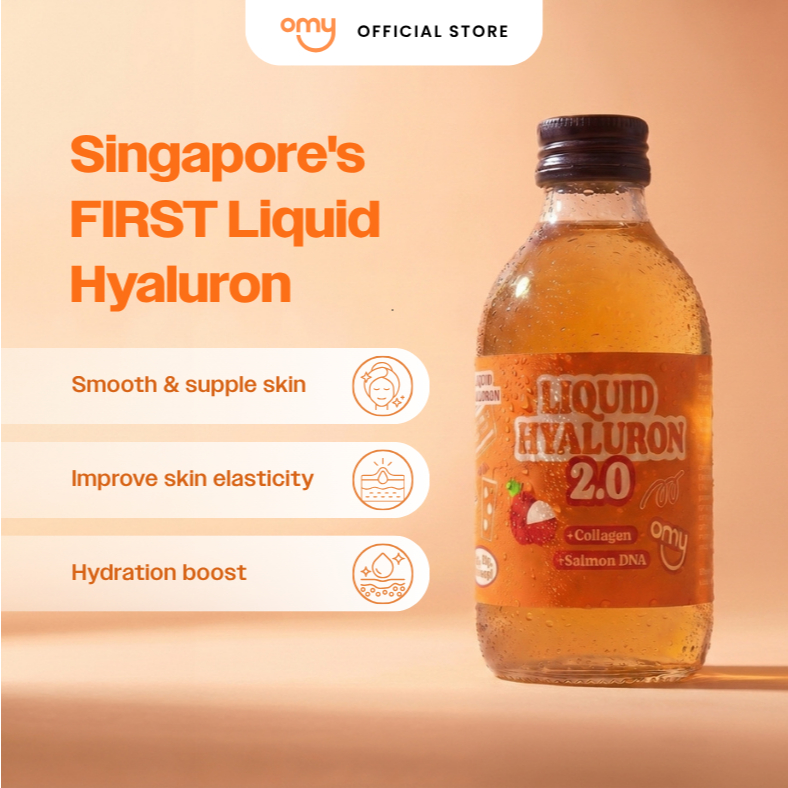 OMY Liquid Hyaluron 2.0 | Marine Collagen 28,000mg + PDRN 1,000mg | Hydrating Bouncy Skin Glow Drink