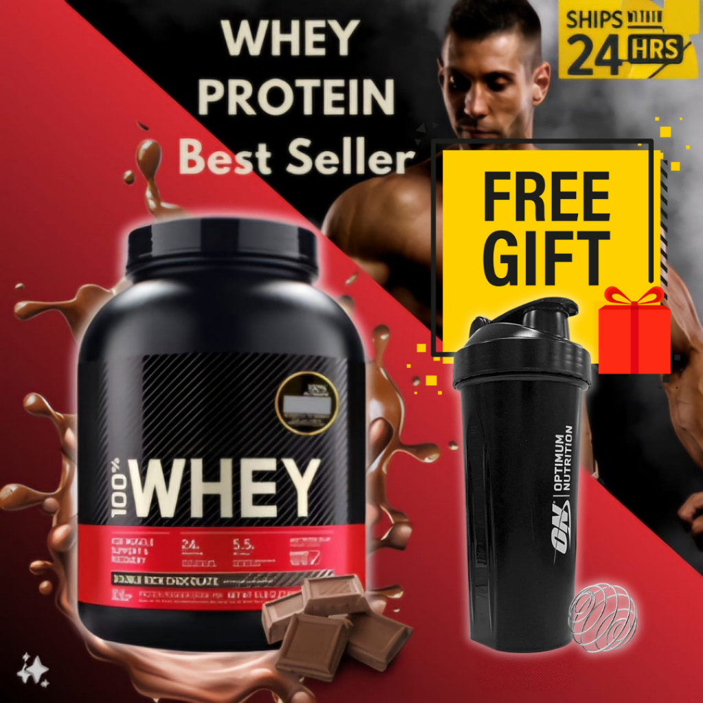 ON Best Seller Whey protein 1lb - 5lb free shaker