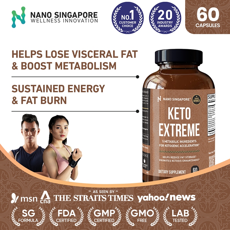 Nano Singapore Keto Extreme Weight Supplement (60 caps)