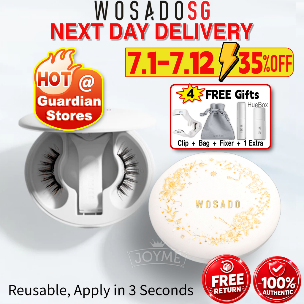 WOSADO On-Eye⚡ No.1-50 ALL+XL Design Wosado Magnetic Eyelashes Lashes Fake Eyelash Extension Silky Frost Ice Pear Bunny