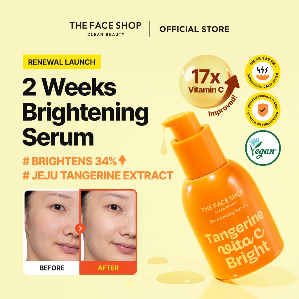 THEFACESHOP Tangerine Vita C Bright Brightening Serum 35ml