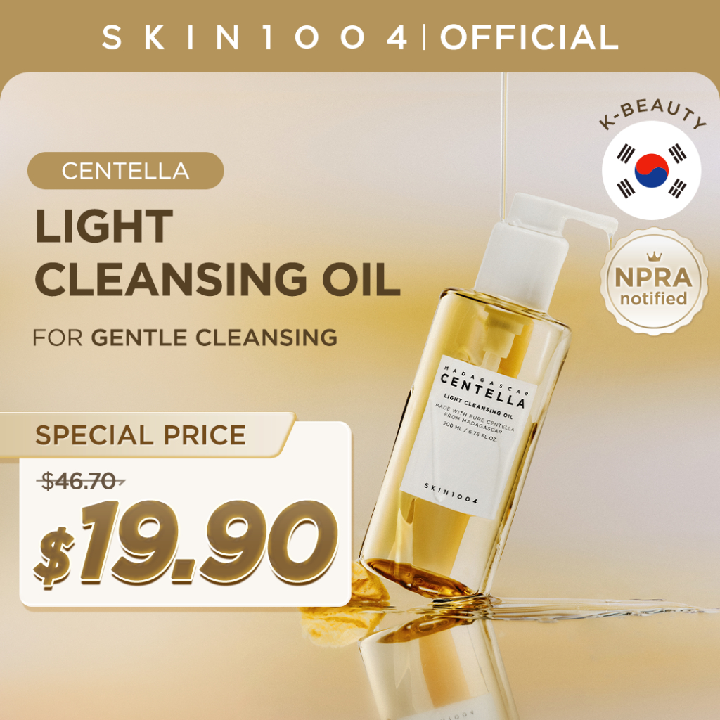 [BEST] SKIN1004 Madagascar Centella Light Cleansing Oil for Gentle Double Cleansing, for All Skin Type, for Daily Use | 200ml