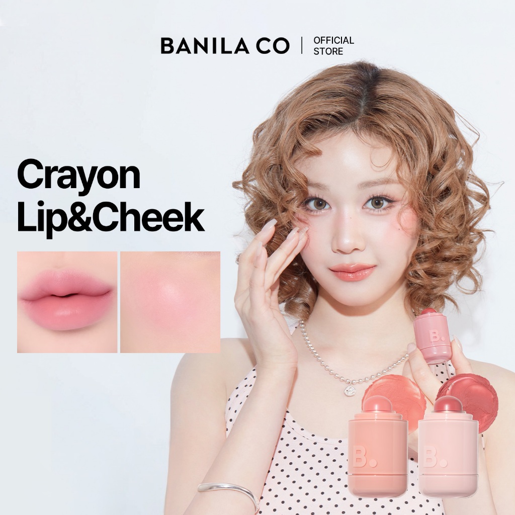 BANILA CO_9.9 BIG SALE_Crayon Cheek_Romantic Blush Lip & Cheek_12colors