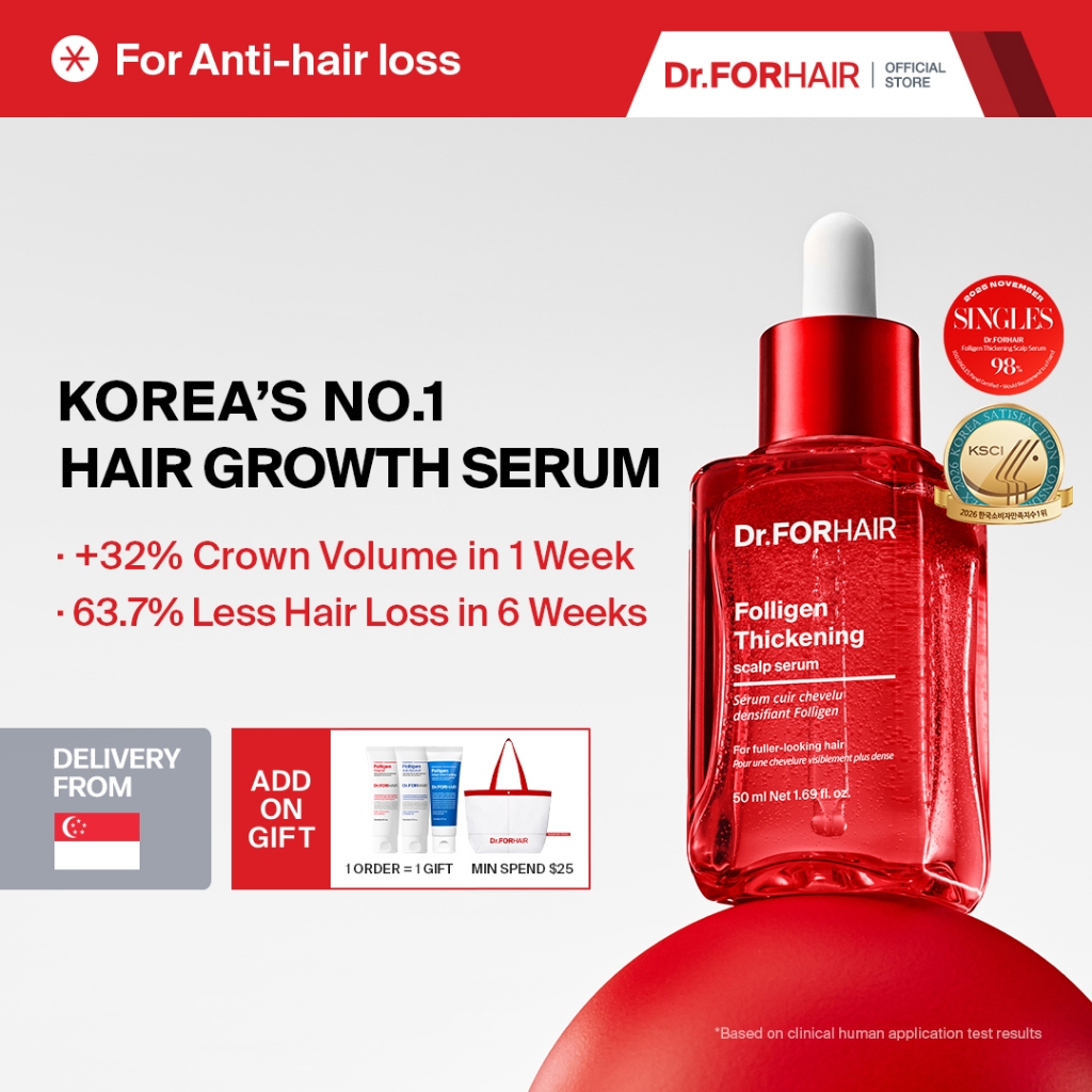 [Dr.FORHAIR] Folligen Thickening Scalp Serum 50ml For Hair Growth & Improve Hair Volume