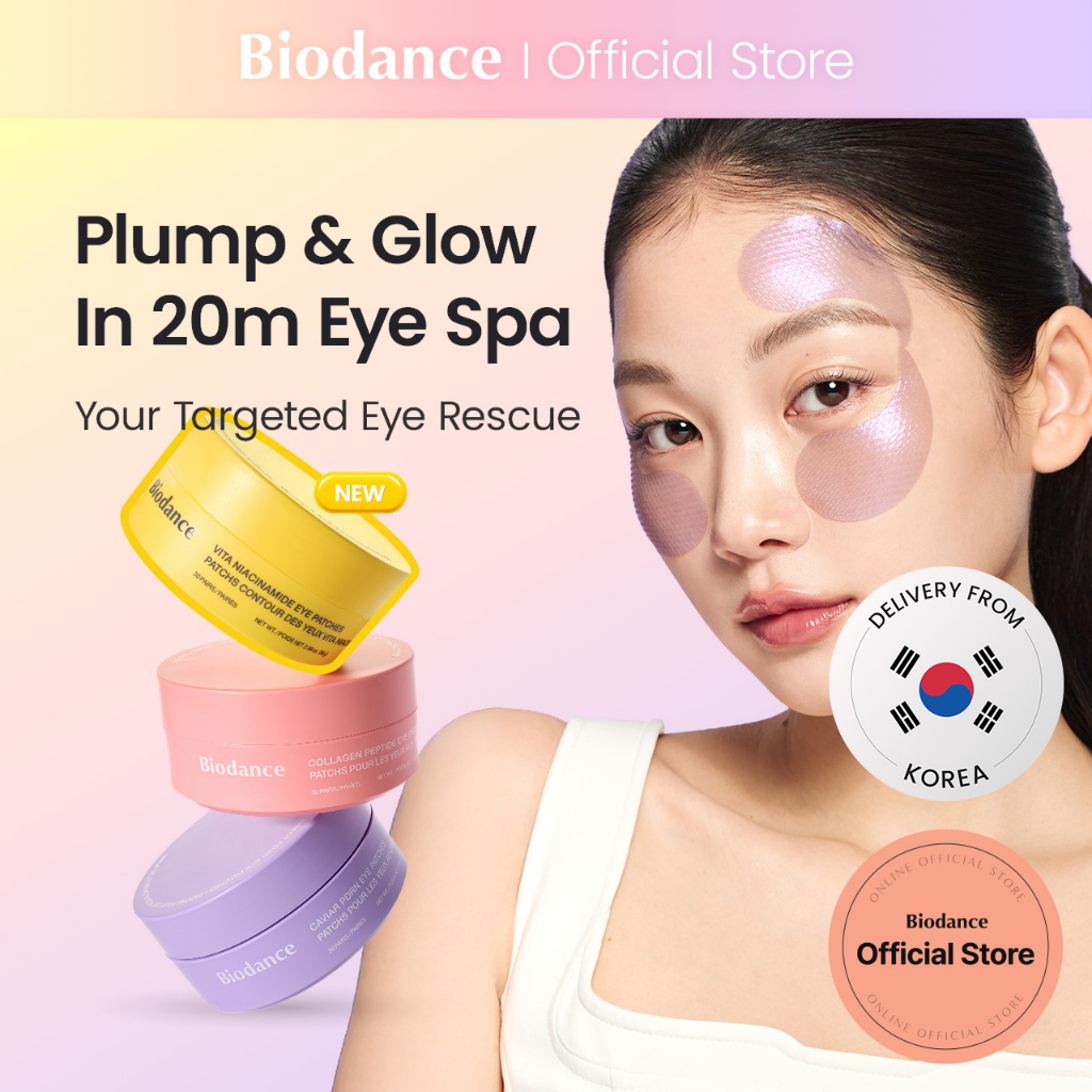 [Biodance Official] Collagen Peptide & PDRN Eye Patch (30pairs) |  Eye mask for dark circles