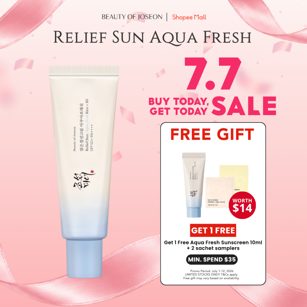 Beauty Of Joseon Relief Sun Aqua Fresh : Rice + Probiotics SPF50+ PA++++ (50ml)