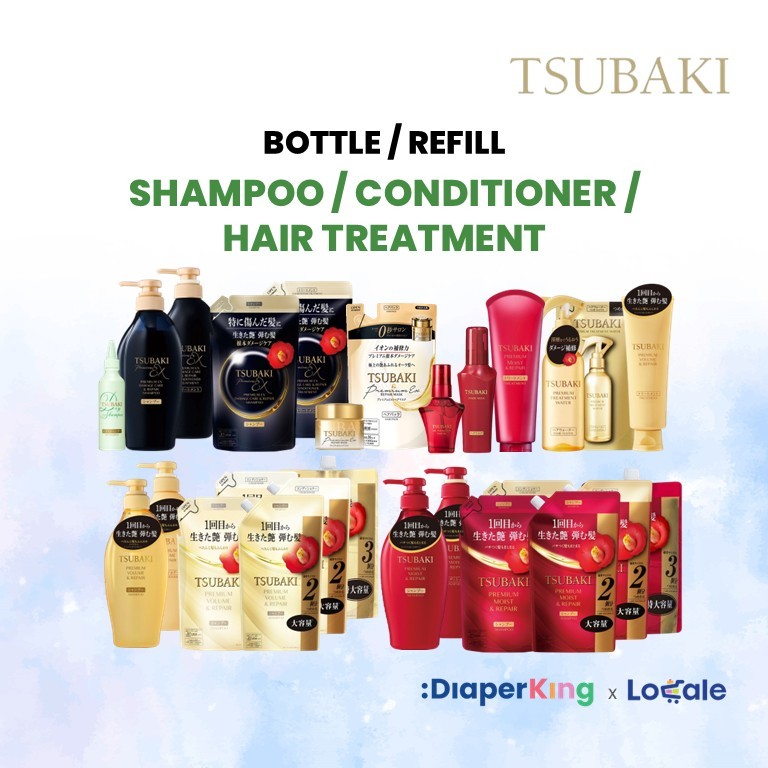 Shiseido Tsubaki Japan Premium Shampoo / Conditioner / Treatment (Bottle/Refill)