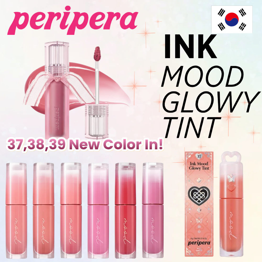 [PERIPERA] NEW COLOR _Ink Mood Glowy Tint 4g 37,38,39 Stock in