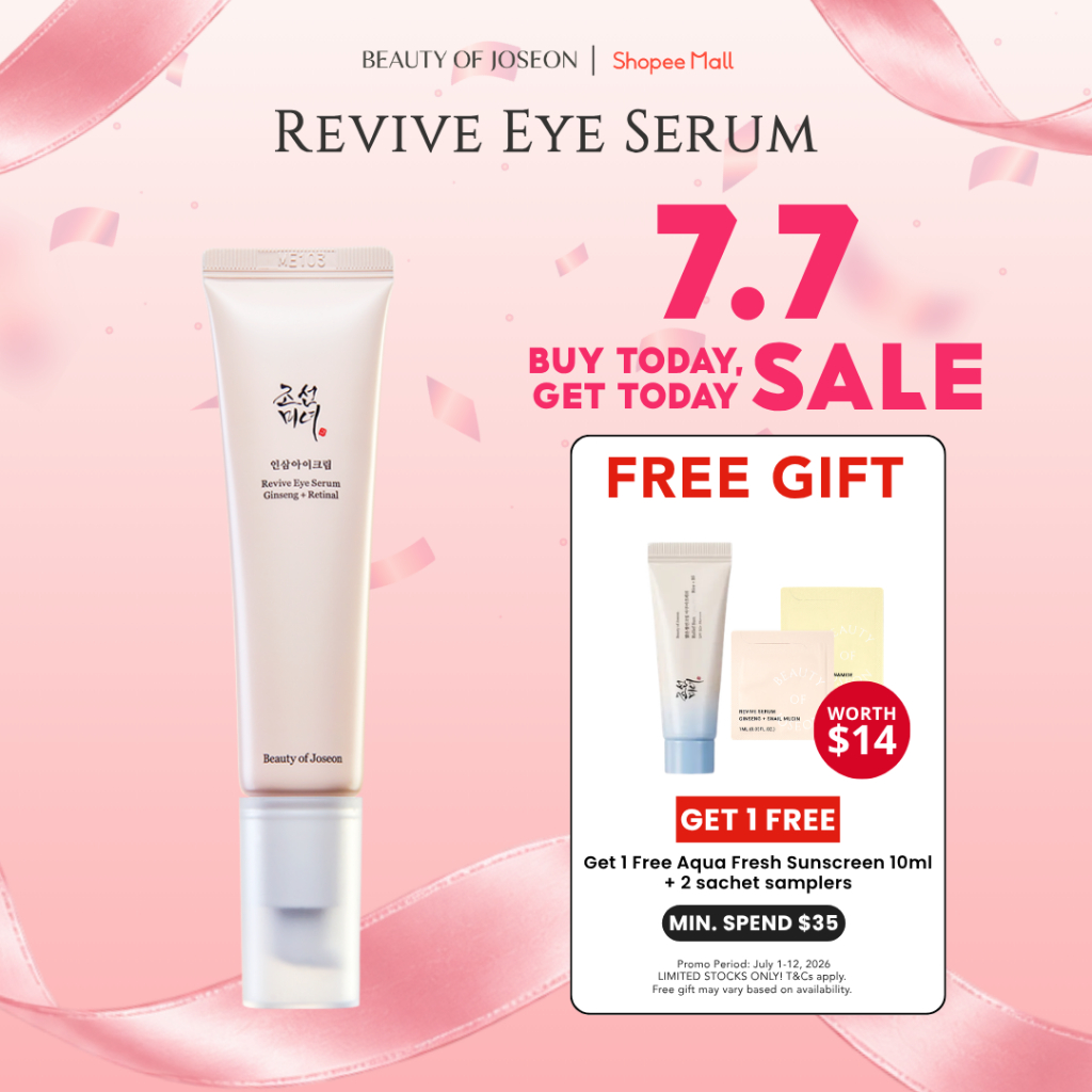 Beauty Of Joseon Revive Eye Serum: Ginseng + Retinal Eye Cream (30ml)