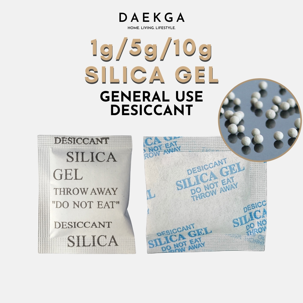Silica Gel Packets Desiccant Gel Dehumidifier Moisture Absorber for Clothes, Shoes