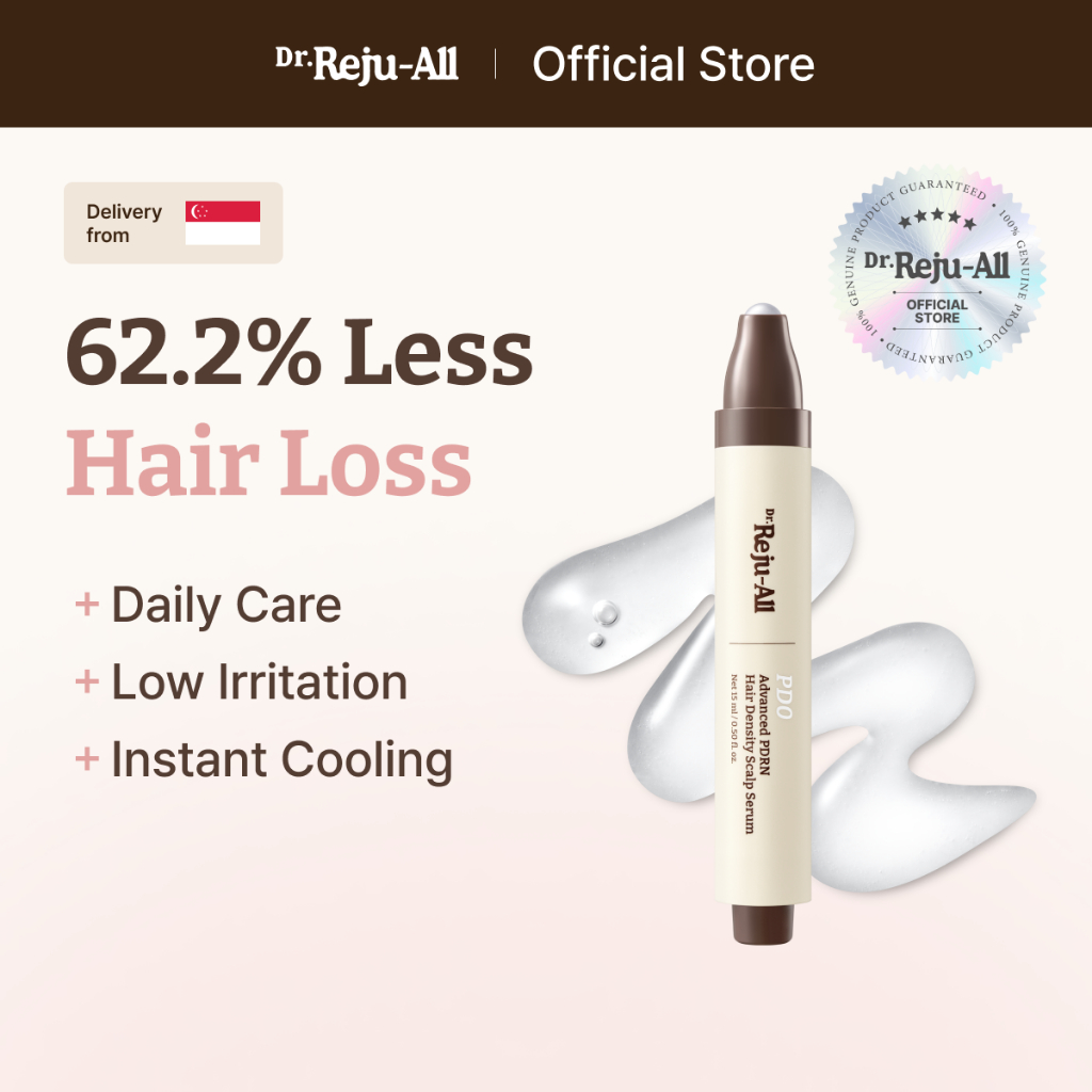 [Dr.Reju-All Official] PD0 Advanced PDRN Hair Density Scalp Serum 15ml | Hair loss, Itchy scalp roller tip, hair volume PDRN