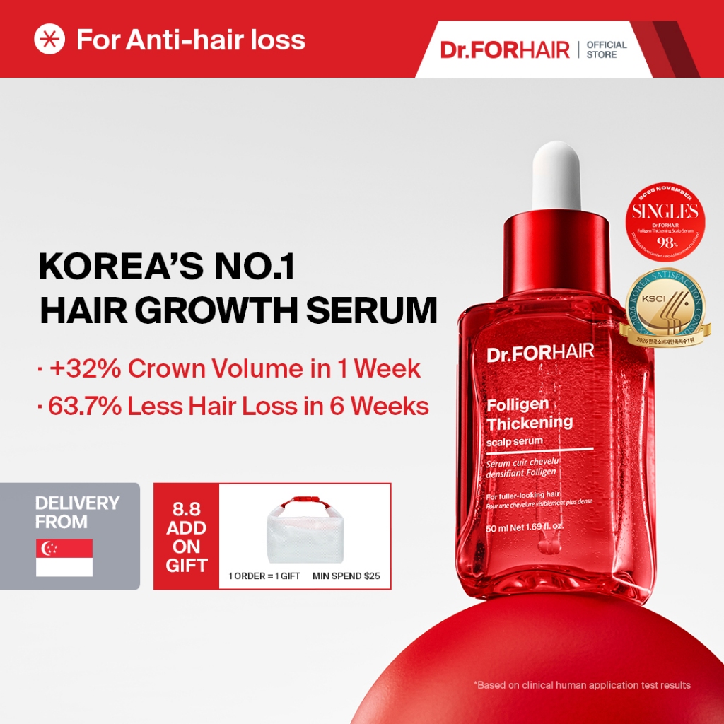 [Dr.FORHAIR] Folligen Thickening Scalp Serum 50ml For Hair Growth & Improve Hair Volume