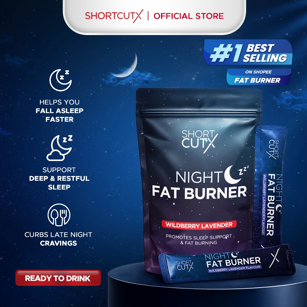 Night Fat Burner Juice - Wildberry Lavender | Sleep Support & Weight Loss supplement | Fast results
