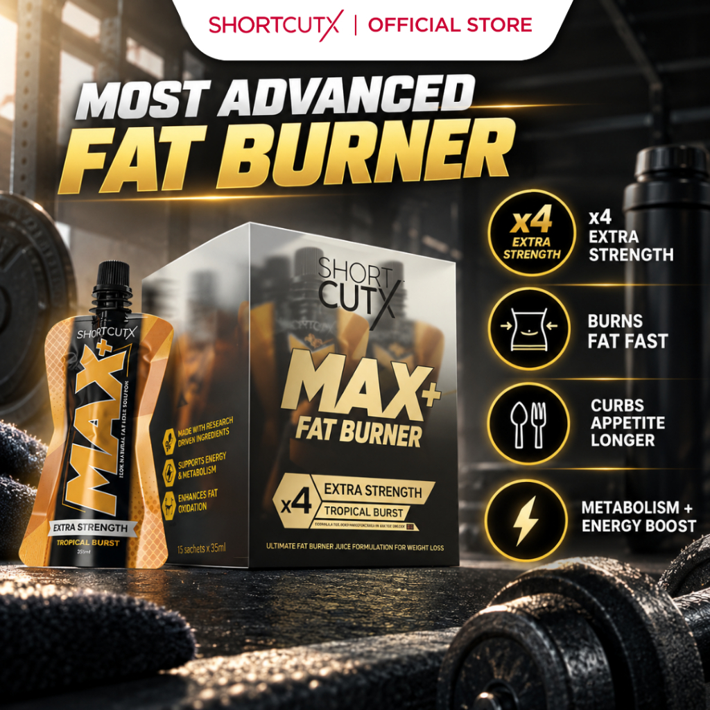 [NEW] Shortcutx Max+ Advanced Fat Burner Juice • Improved Formula For Extreme Weight Loss (15x35ml)